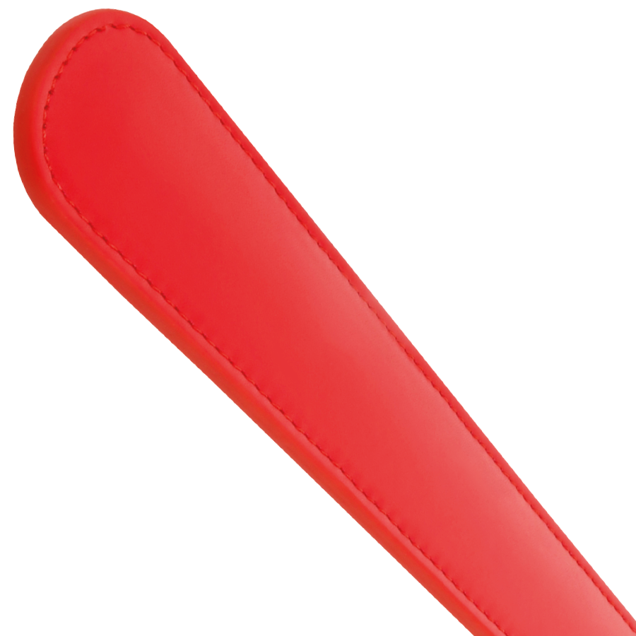 DARKNESS Fetischpaddel – Rot mit Spikes, 48 cm
