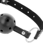 DARKNESS Ballknebel – atmungsaktiv, Schwarz