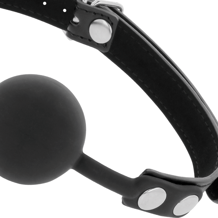 DARKNESS – Black silicone gag