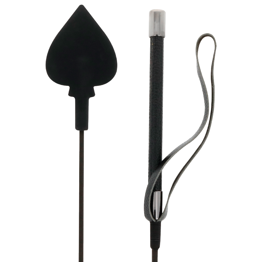DARKNESS – Frusta in silicone nero 60cm
