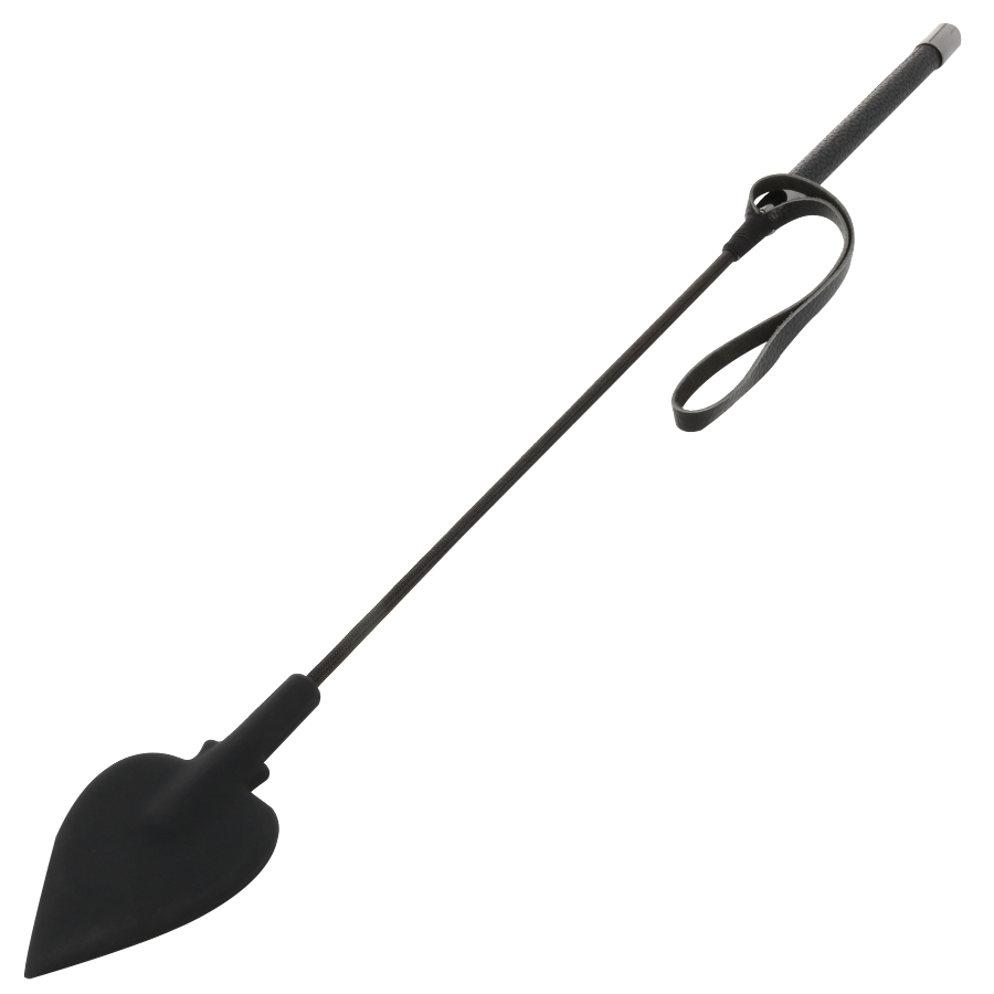 DARKNESS – Frusta in silicone nero 60cm