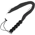 DARKNESS Dünne Bondage-Peitsche – Schwarz, 45 cm