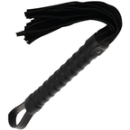 DARKNESS – Black bondage whip with leather handle