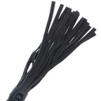 DARKNESS – Black bondage whip with leather handle