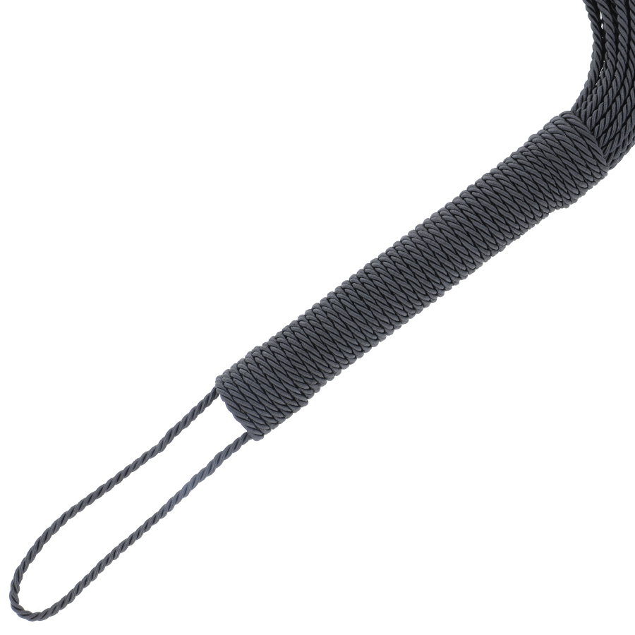 DARKNESS Bondage-Peitsche – Schwarz, 50 cm