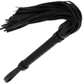 DARKNESS – Black bondage whip 42cm leather