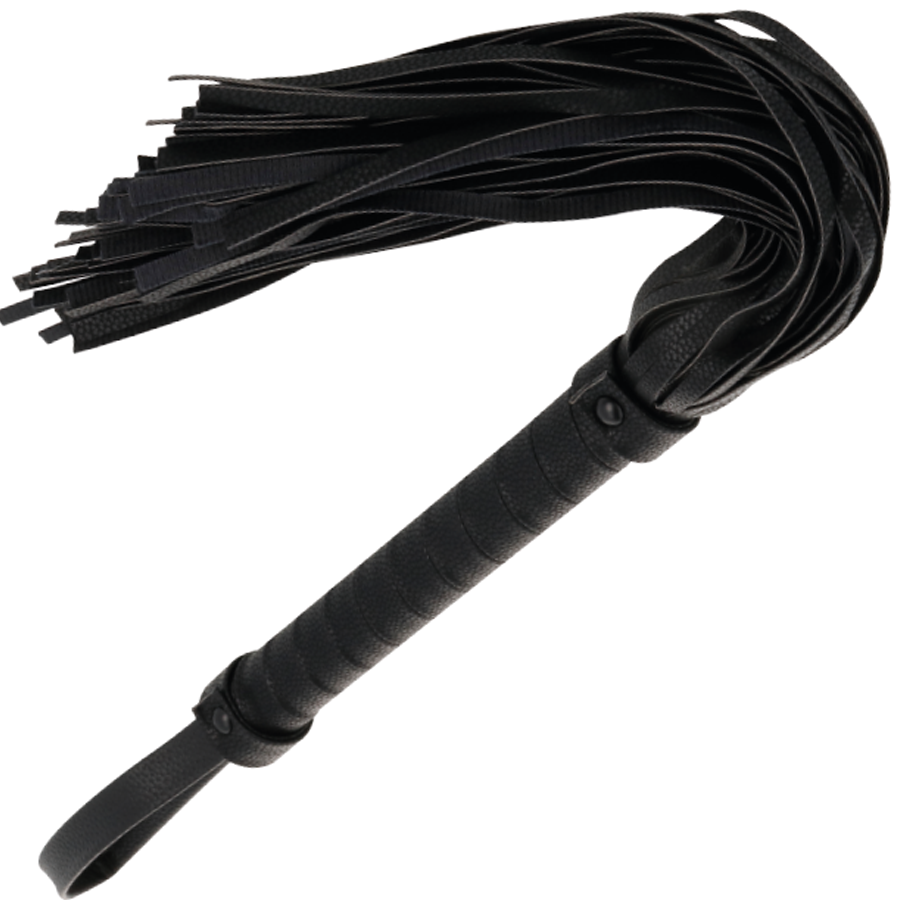 DARKNESS – Frusta bondage nera 42cm in pelle