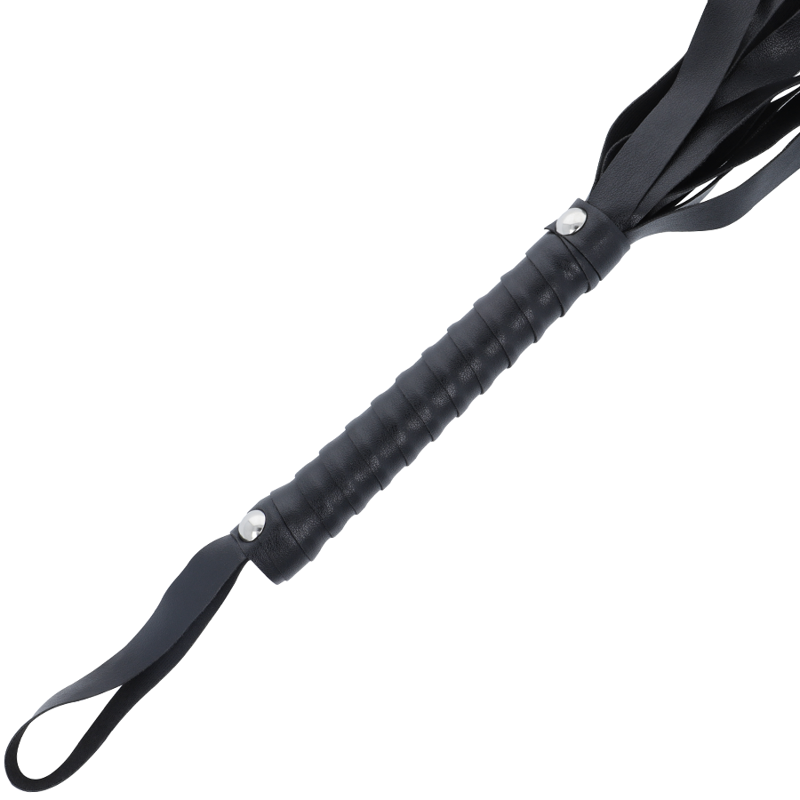 DARKNESS Bondage-Peitsche – Schwarz, 51 cm