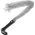 DARKNESS BDSM-Bondage-Peitsche – Metallgriff, Schwarz