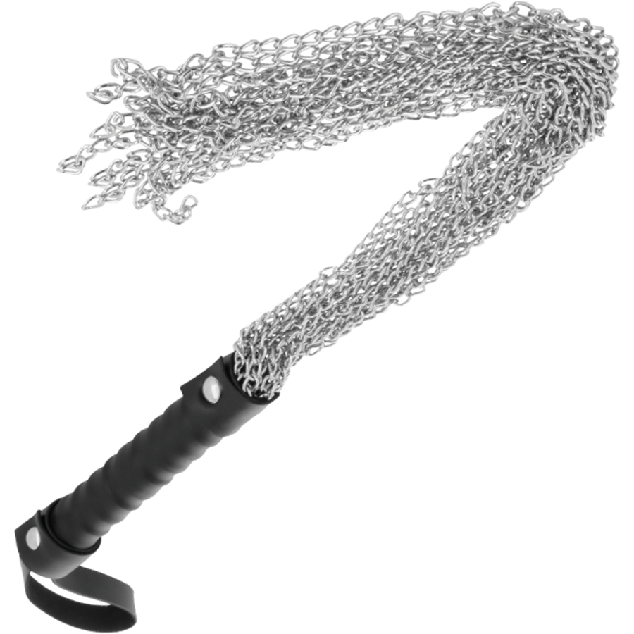 DARKNESS BDSM-Bondage-Peitsche – Metallgriff, Schwarz