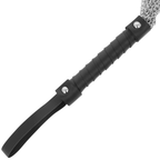 DARKNESS BDSM-Bondage-Peitsche – Metallgriff, Schwarz