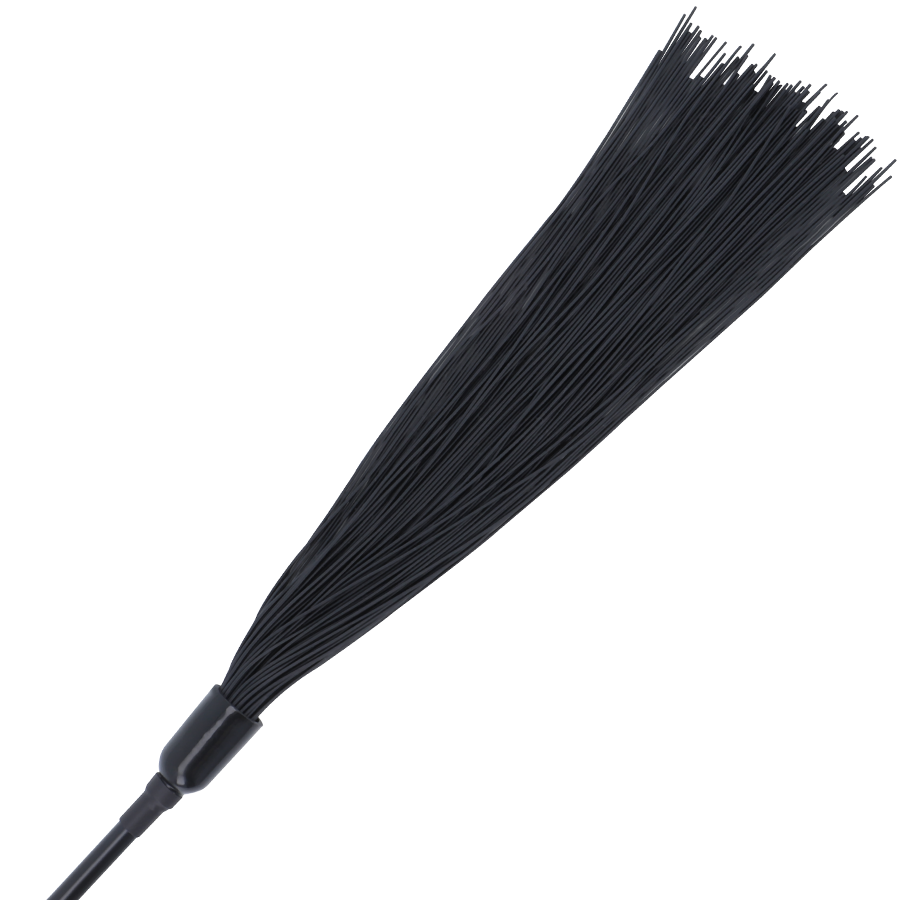 DARKNESS Fetisch-Crop & Peitsche – Schwarz, doppelseitig