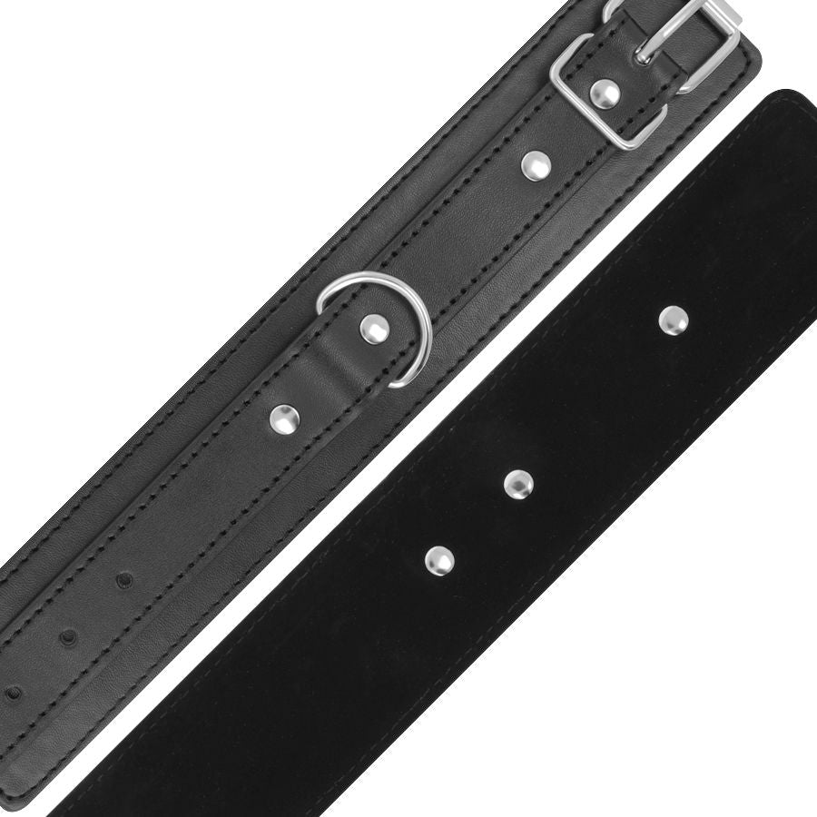 DARKNESS – Black adjustable handcuffs with double reinforcement tape