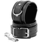 DARKNESS – Black adjustable handcuffs with double reinforcement tape