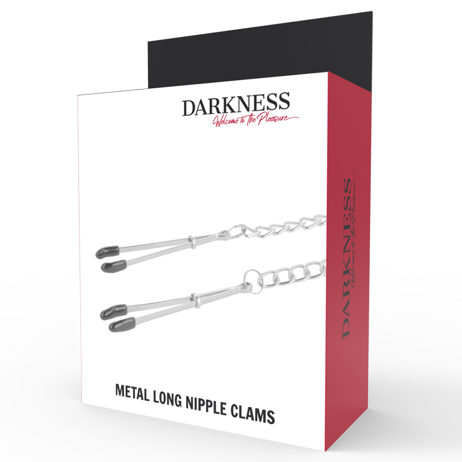 DARKNESS SENSATIONS – Verstellbare Nippelklemmen mit Kette