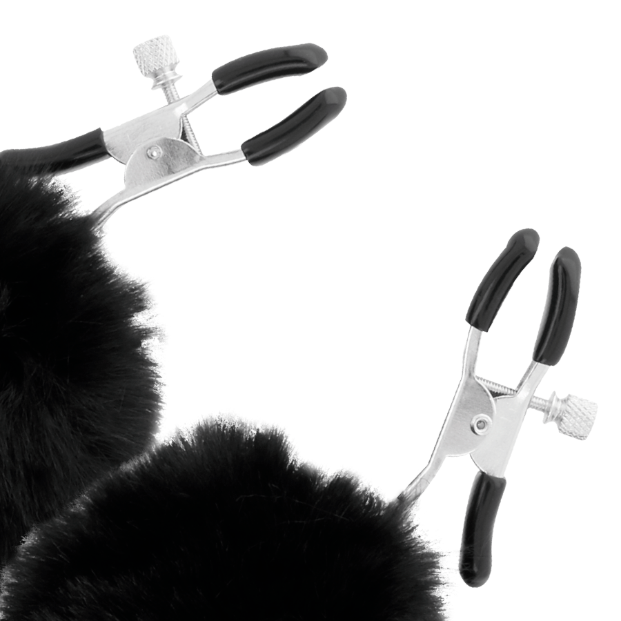 DARKNESS SENSATIONS – Nippelklemmen mit Pompons