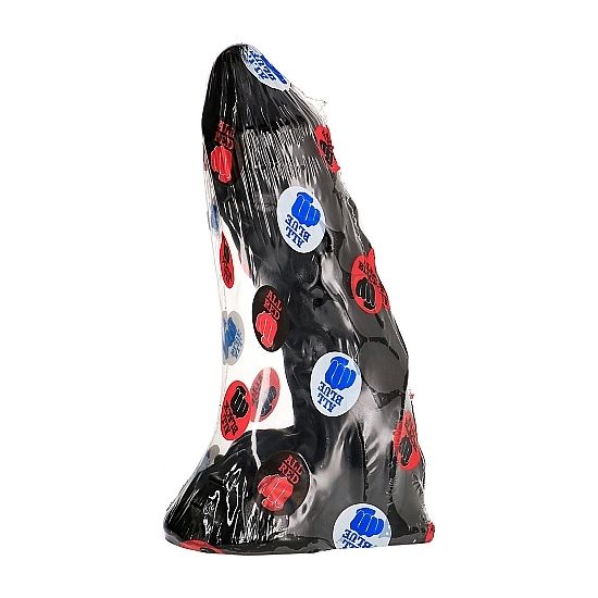 ALL BLACK – Dildo mit Venenstruktur, 23 cm