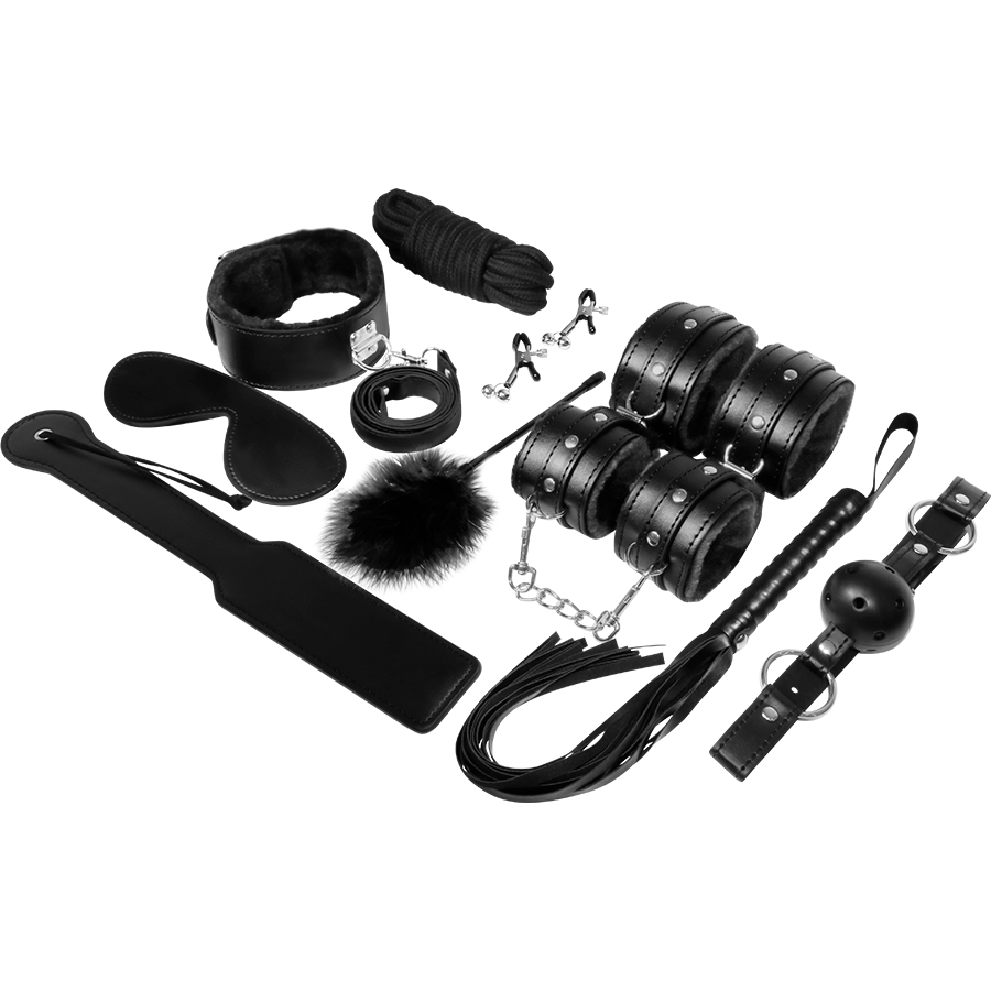EXPERIENCE Black Series – BDSM-Fetisch-Set, 11-teilig
