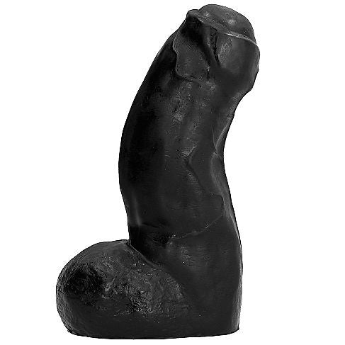 ALL BLACK – Dong nero realistico 17 cm