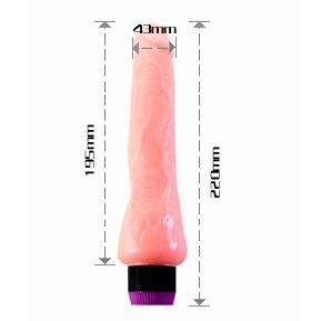 BAILE – Vibrateur réaliste 19.5 cm
