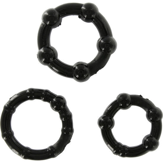 SEVEN CREATIONS – SET OF THREE PENIS RINGS