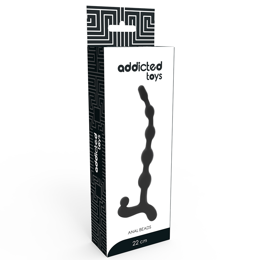 ADDICTED TOYS – Analkugeln 22 cm, schwarz