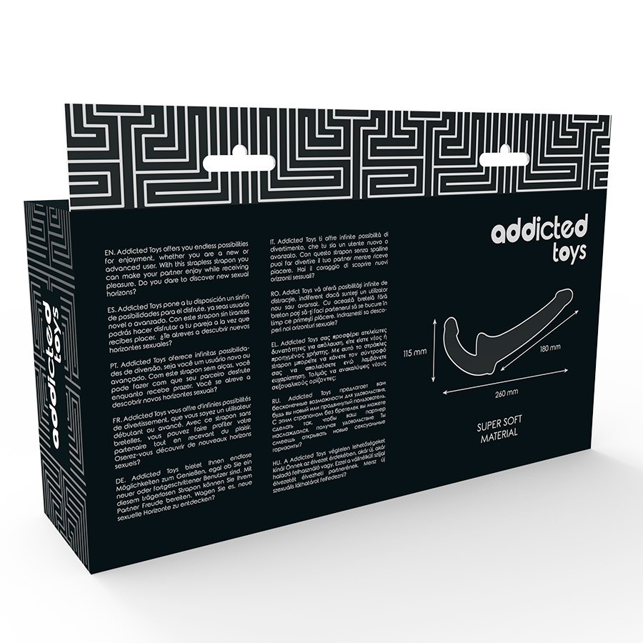 ADDICTED TOYS – Trägerloser Doppeldildo