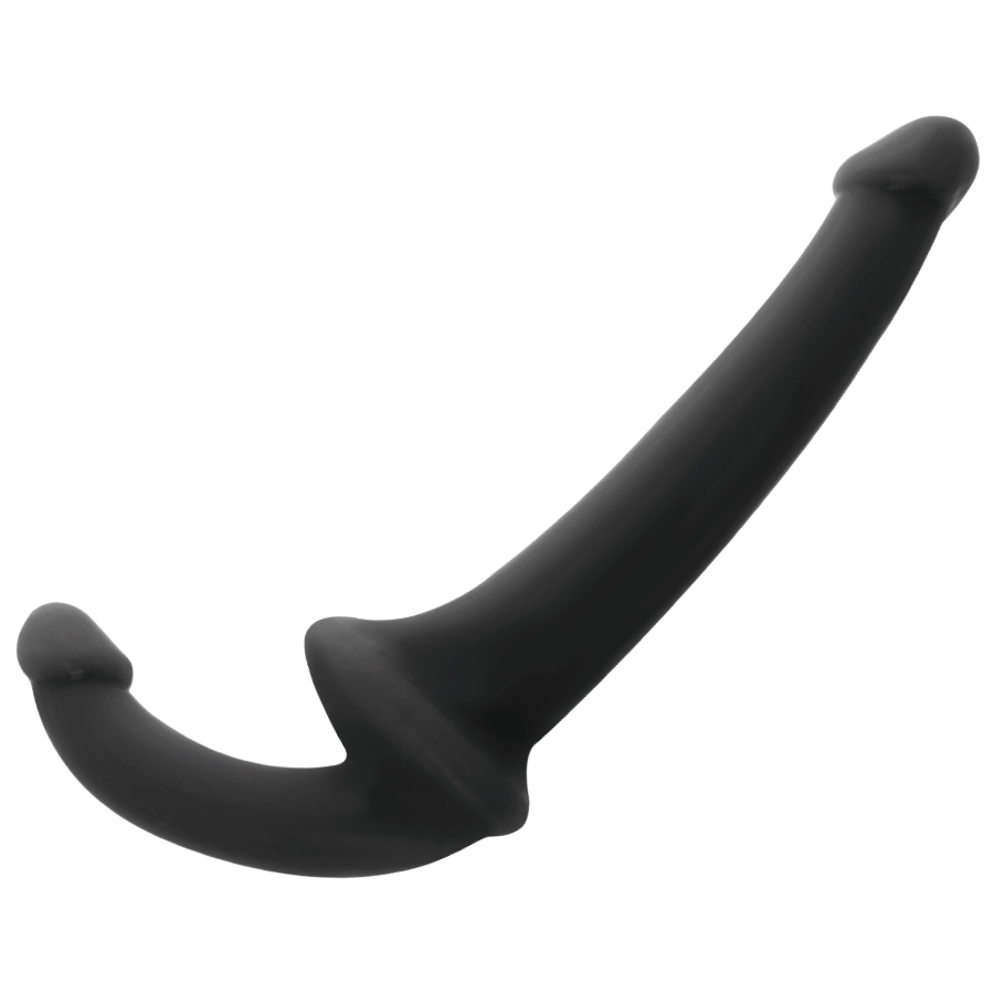 ADDICTED TOYS – Trägerloser Doppeldildo, schwarz