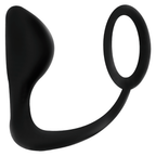 ADDICTED TOYS – Plug anale con anello pene nero