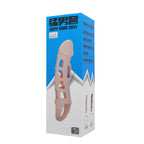 BAILE – Penisverlängerungshülle mit Vibration und Hodengurt, 13,5 cm