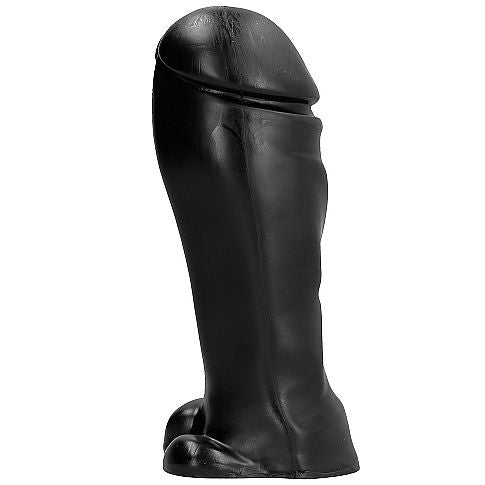 ALL BLACK – Dong mit breiter Eichel, 22 cm