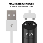 BLACK&SILVER – Bullet-Vibrator mit Magnetladung