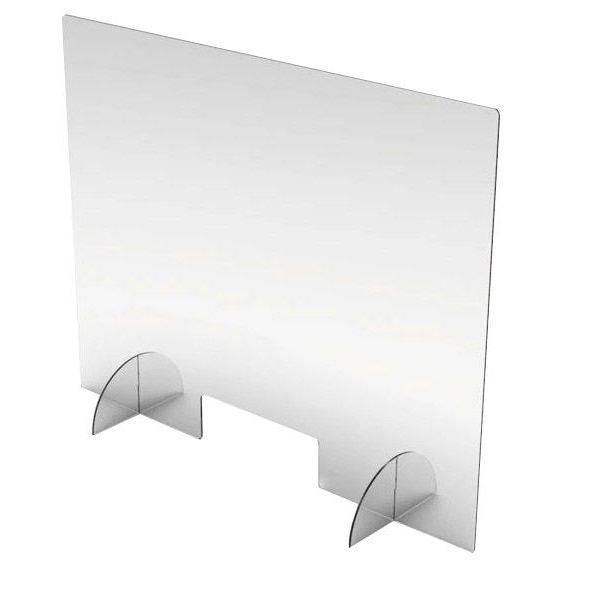 Schermo da bancone in plexiglas, 100 × 80 cm