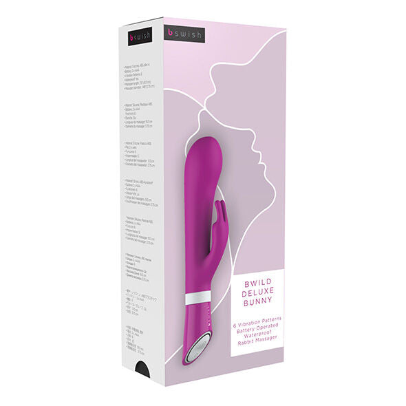 B SWISH BWild Deluxe Bunny – Rabbit-Vibrator, himbeerrot