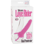 CALEXOTICS Dual Penetrator – Dildo mit Hodengurt, rosa