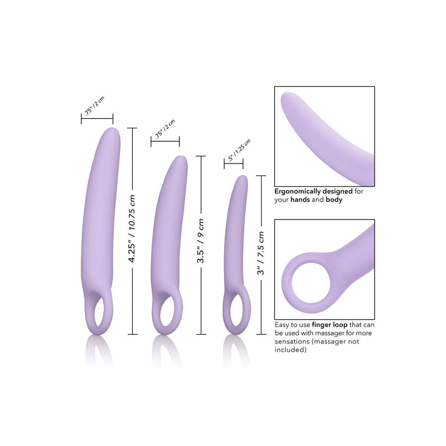 CALEXOTICS Dr. Laura Berman Alena – Dr  Set of 3 silicone dilators