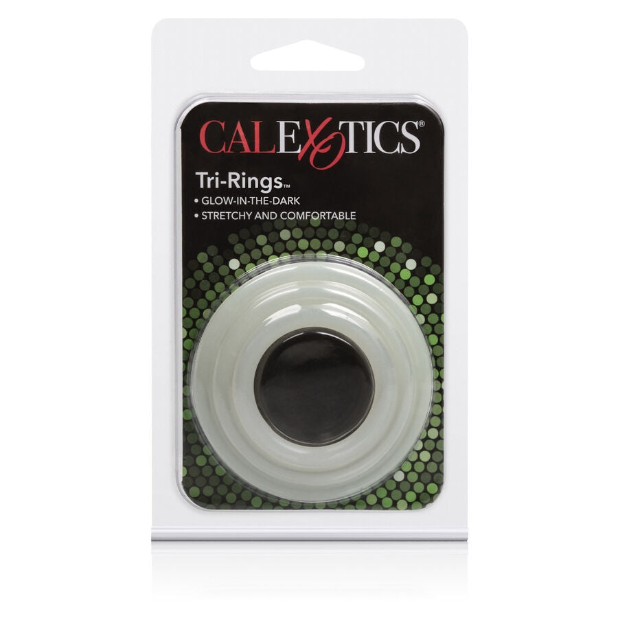 CALEXOTICS – 3-Ring-Set, leuchtet im Dunkeln