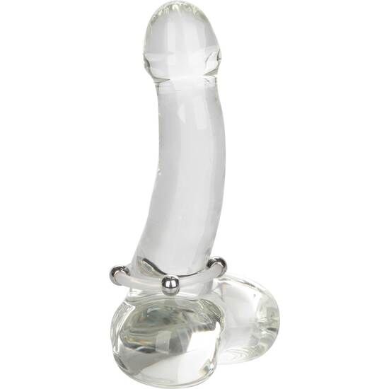 CALEXOTICS – Bague en silicone perlée acier L