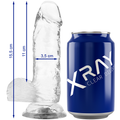 X RAY – CLEAR COCK WITH BALLS CM -O- CM