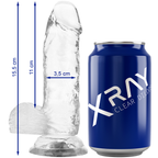 X RAY – CLEAR COCK WITH BALLS CM -O- CM