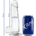 X RAY – CLEAR COCK WITH BALLS CM -O- CM