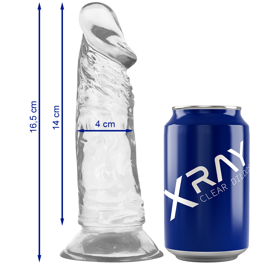 X RAY Clear – Gode réaliste transparent