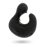 BLACK&SILVER – Duckymania rechargeable silicone stimulating duck thimble
