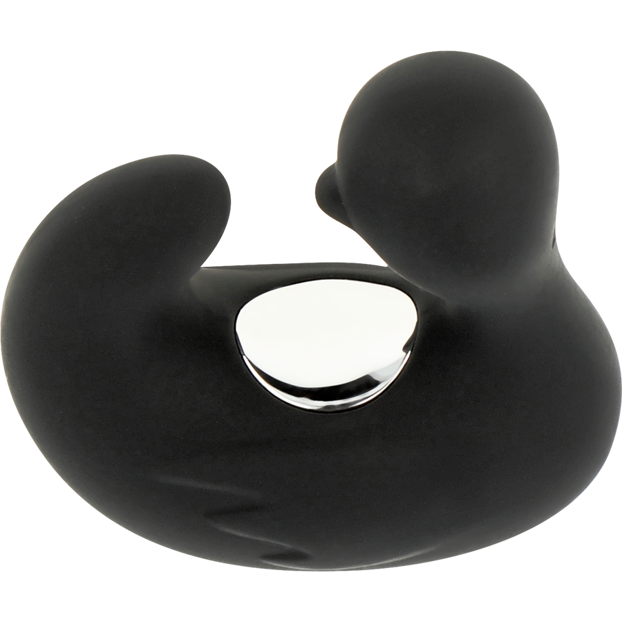 BLACK&SILVER – Duckymania rechargeable silicone stimulating duck thimble