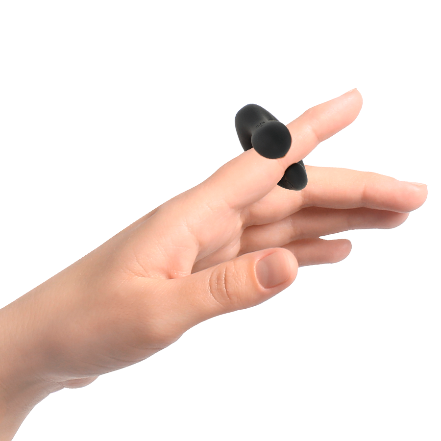 BLACK&SILVER – Duckymania rechargeable silicone stimulating duck thimble