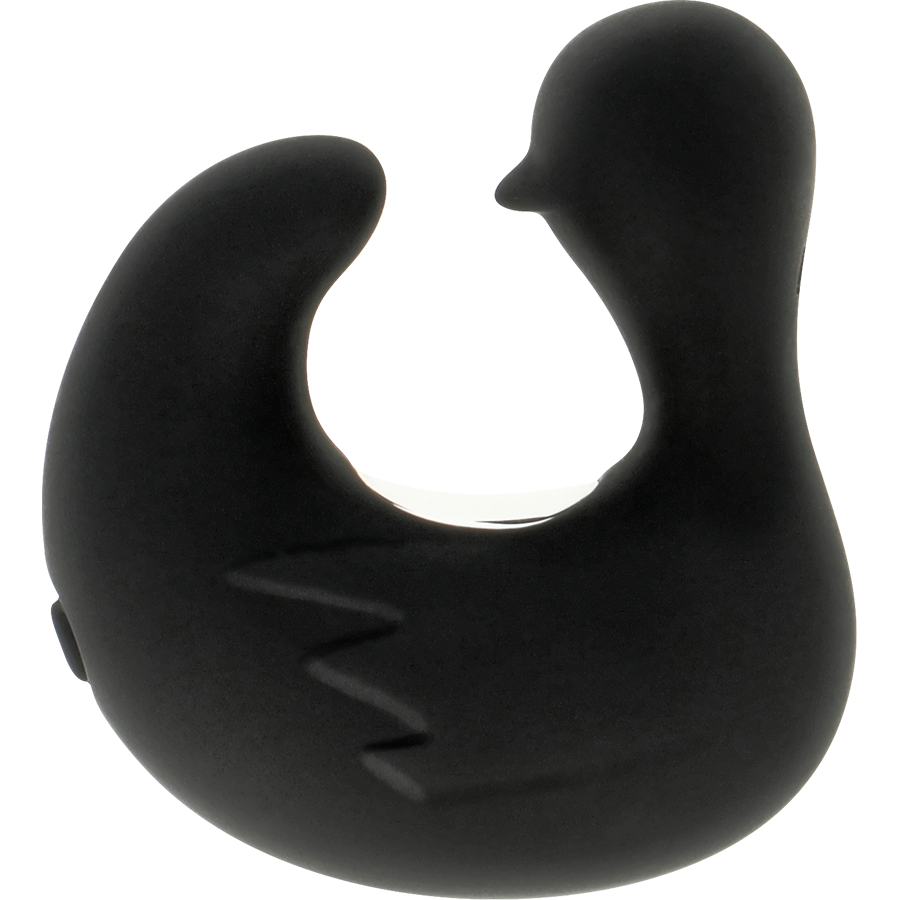 BLACK&SILVER – Duckymania rechargeable silicone stimulating duck thimble