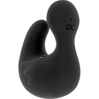 BLACK&SILVER – Duckymania rechargeable silicone stimulating duck thimble