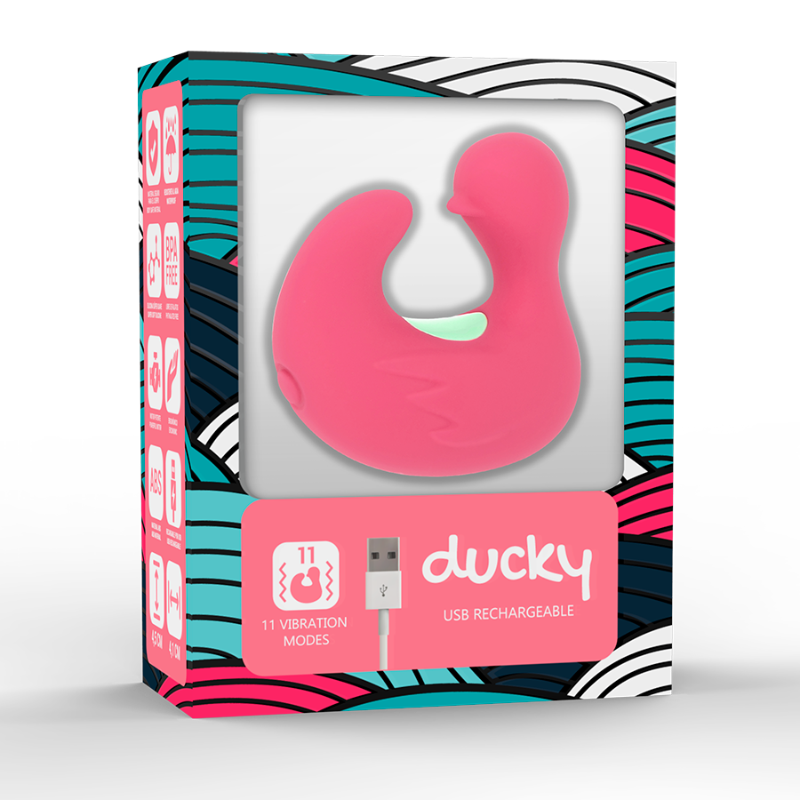 HAPPY LOKY – Duckymania doigt stimulateur en silicone rechargeable
