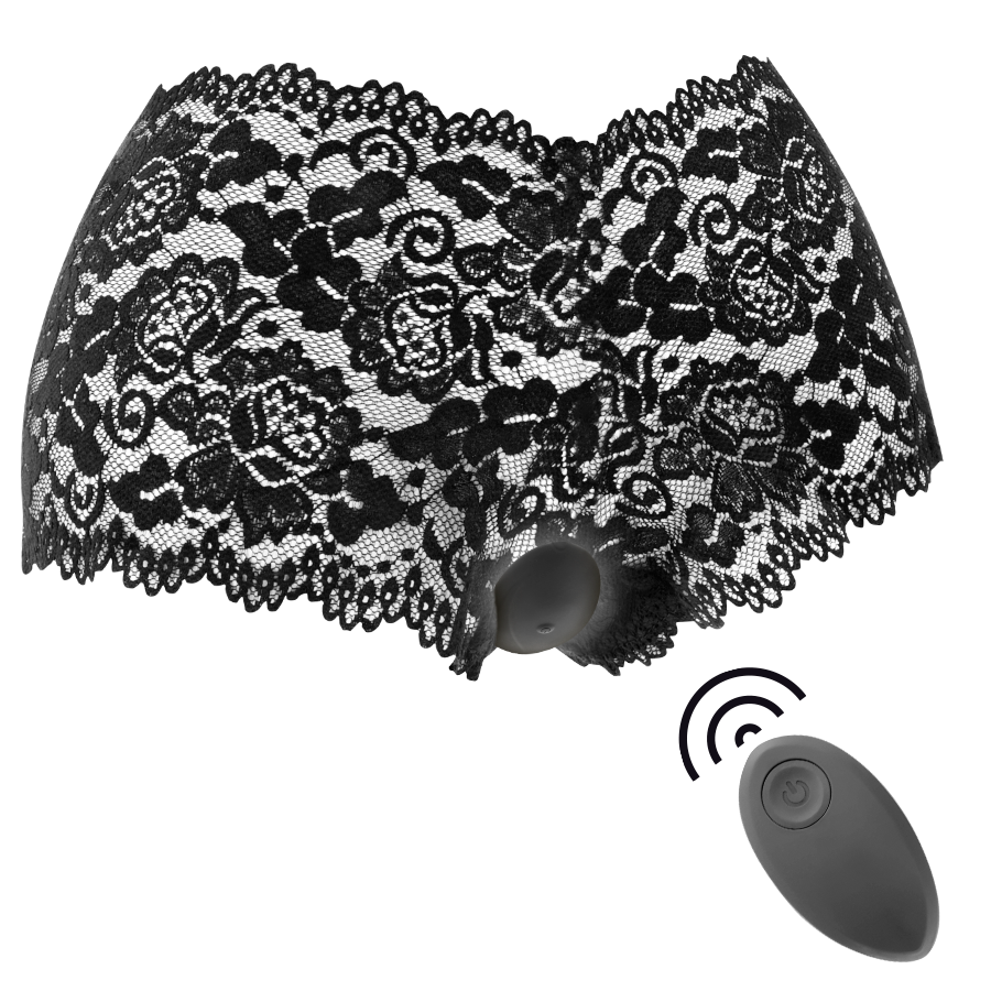 BLACK&SILVER Zara – Stimulator mit Fernbedienung und Höschen
