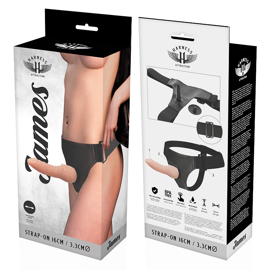 HARNESS ATTRACTION James – Rnes  16 cm -o- 3.3 cm